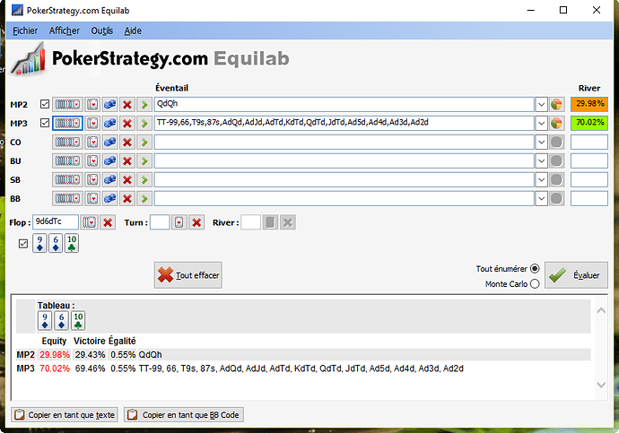 QQ vs raise CBet flop medium drawy
