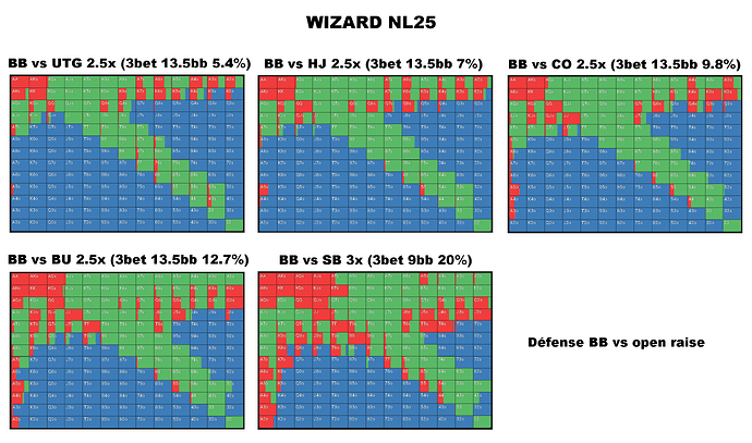 défense BB WIZARD NL25 strat 2.5x