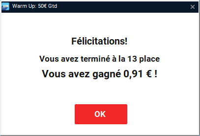 1er du 27c au level 23 finish 13